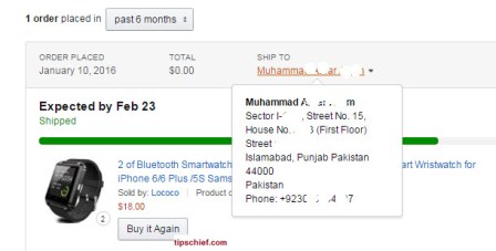 order place from pakistan on amazon