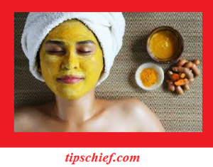 Turmeric face mask