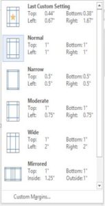 page setup word 2013 1