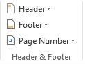 How to insert header and footer in excel